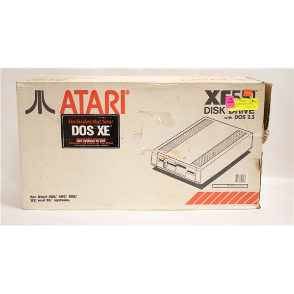 1983 ATARI X551 FLOPPY DISK DRIVE W BOX