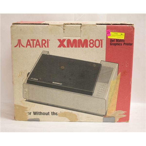 ATARI XMM801 DOT MAYRIX PRINTER IN BOX