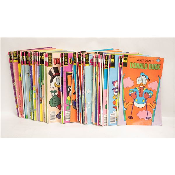 LOT OF 55 VINTAGE DISNEY COMICS GOLD KEY