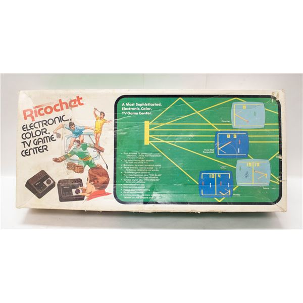 1970S RICOCHET VIDEO GAME SET W BOX