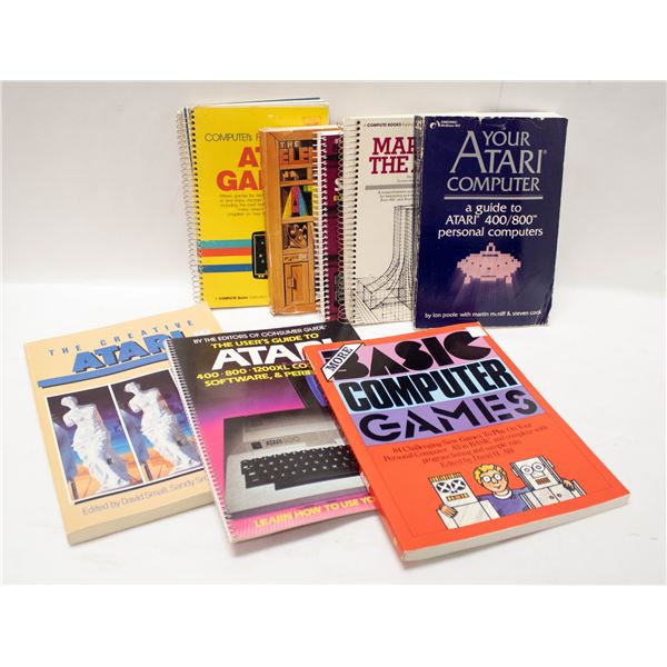 LOT VINTAGE ATARI GAME PROGRAMMING BOOKS