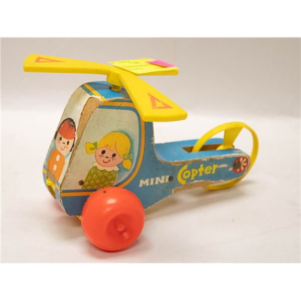 1970 WOOD FISHER PRICE HELICOPTER