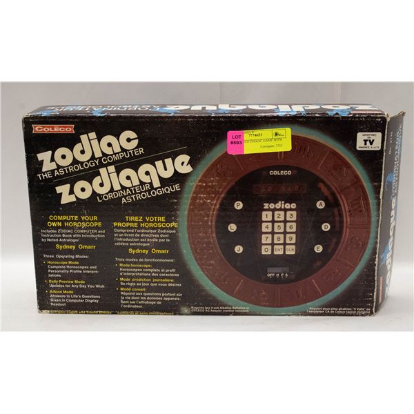 1979 COLECO ZODIAC GAME WITH BOX