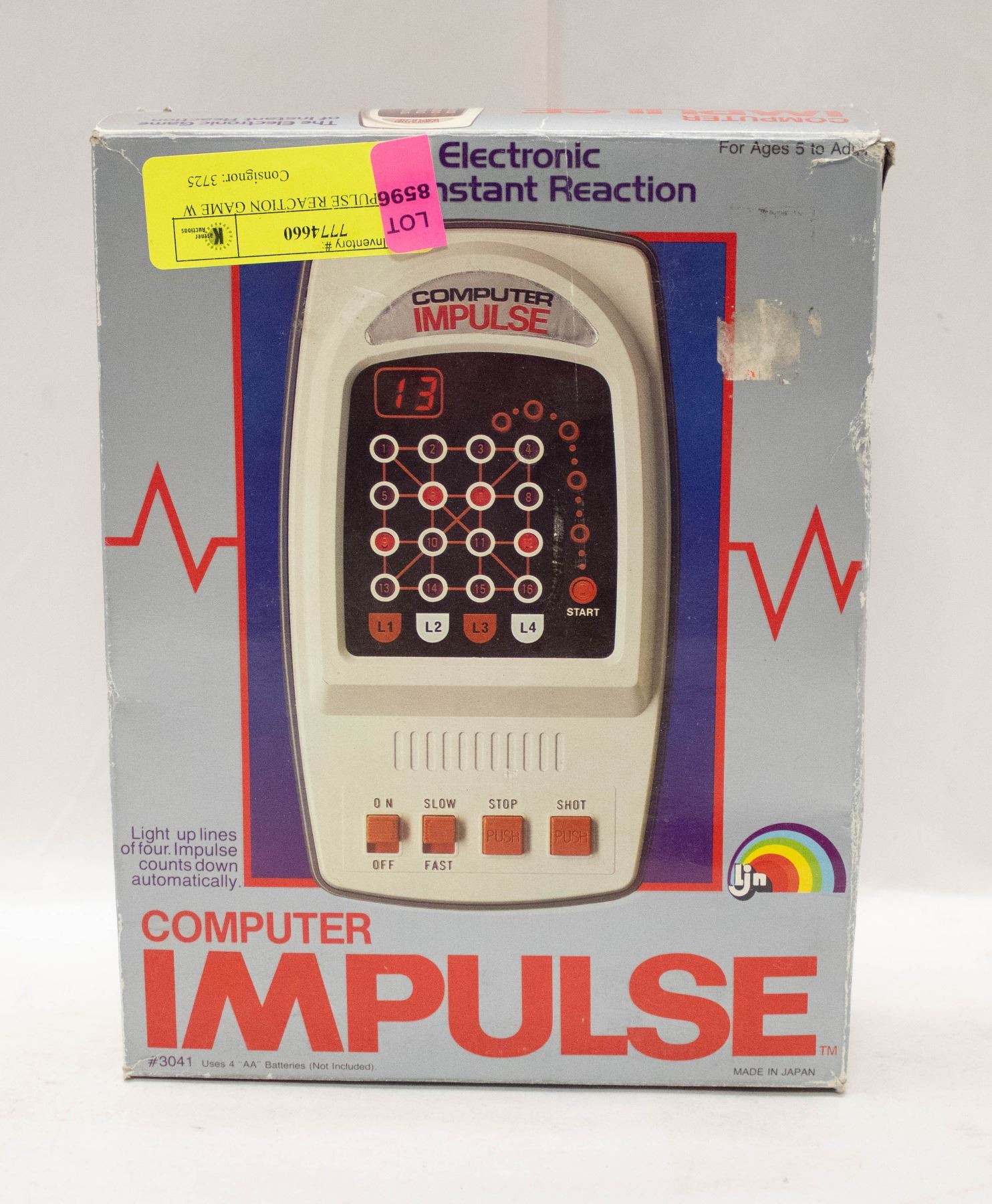 1980S IMPULSE REACTION GAME W BOX