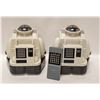 Image 1 : PAIR VINTAGE DESIGN FUTURE ROBOTS UNTESTED