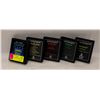 Image 1 : 5 VINTAGE ATARI VIDEO GAMES LOOSE