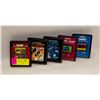 Image 1 : 5 VINTAGE ATARI VIDEO GAMES LOOSE