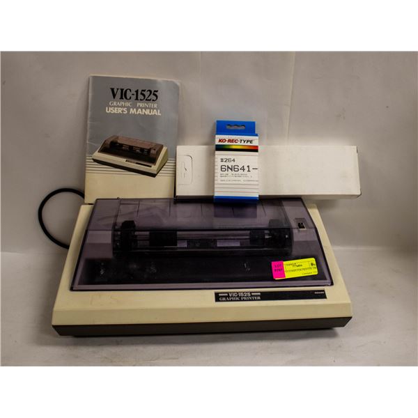 VIC 1525 COMPUTER PRINTER 1980S