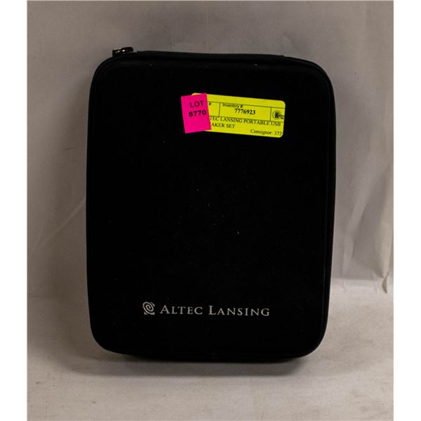 ALTEC LANSING PORTABLE USB SPEAKER SET