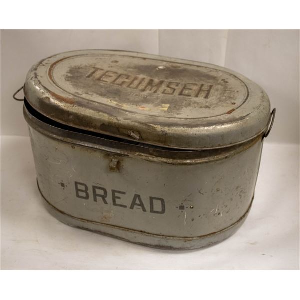 ANTIQUE TECUMSEH BREAD TIN BOX