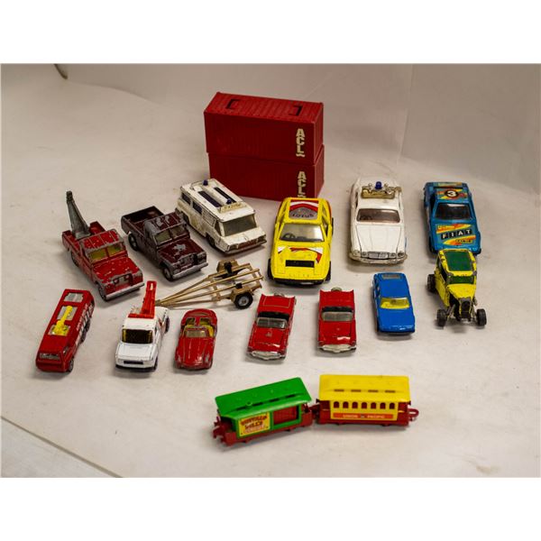 LOT ASSORTED VINTAGE CORGI TOY CARS