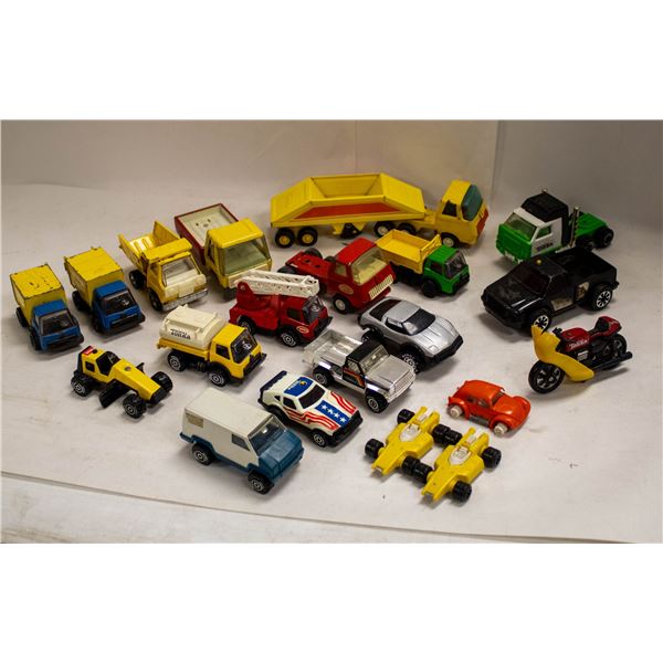 LARGE LOT VINTAGE TONKA TOY VEHICLES