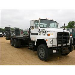1984 FORD 800 T/A FLATBED EQUIPMENT HAULER