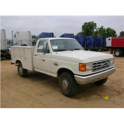 1991 FORD F250 3/4 TON SERVICE TRUCK