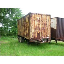 20' CONTAINER W/ T/A TRAILER (BILL OF SALE ON