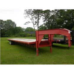 SHOPBUILT 40' DUAL TANDEM GOOSENECK TRAILER