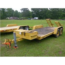 SHOPBUILT T/A HEAVY DUTY EQUIPMENT TRAILER
