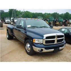2003 DODGE RAM 3500 QUAD CAB DUALLY