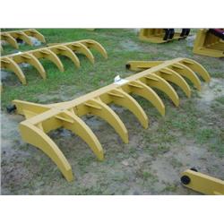 (UNUSED) 10' RAKE (HEAVY DUTY/CURVE TINES) FITS CAT D5C