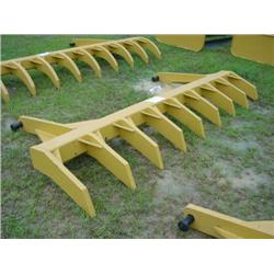 (UNUSED) 10' RAKE (HEAVY DUTY/CURVE TINES) FITS CAT D5C