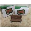 Image 3 : Dept 56 Village Accessories - 4 Park Benches 