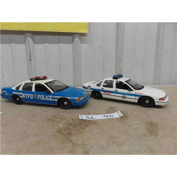 Die Cast NYPD & Chicago PD Squad Cars Scale 1:18 with 