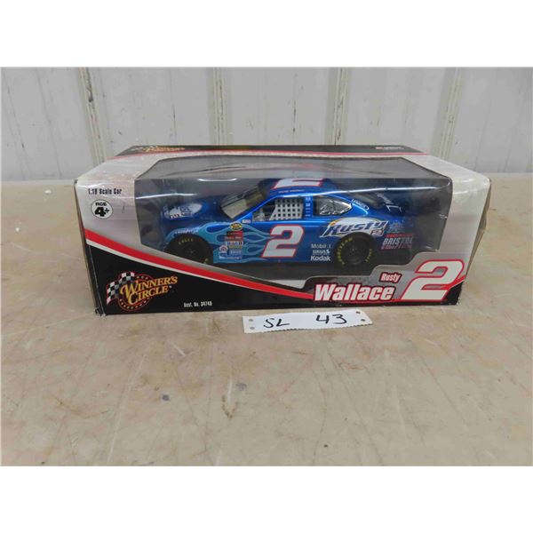 Die Cast Nascar 'Rusty Wallace #2' Car ''Winners Circle'' Scale