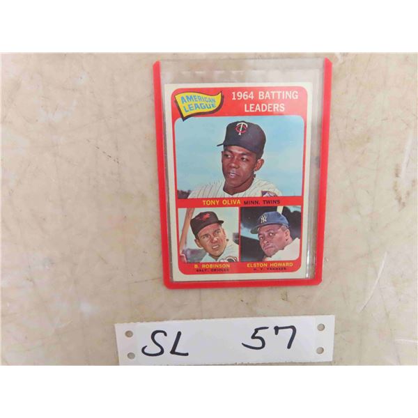 Topps 1964 American League Batting Leaders #1 -Pristine