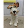 Image 2 : Rare Vintage Sylvac Terrier Dog Figurine 8 ''High Brown White'' #1379