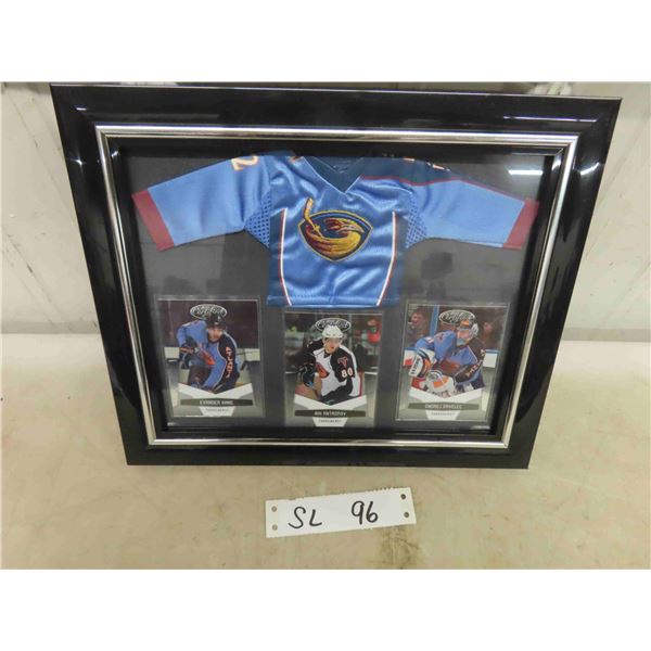 Atlanta Thrasher Framed Display with Jersey & 3 Cards : Kane, 