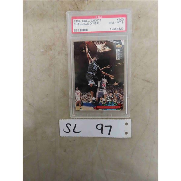 1994 UD Shaquille O'Neal Collectors Choice PSA Graded Mint 8