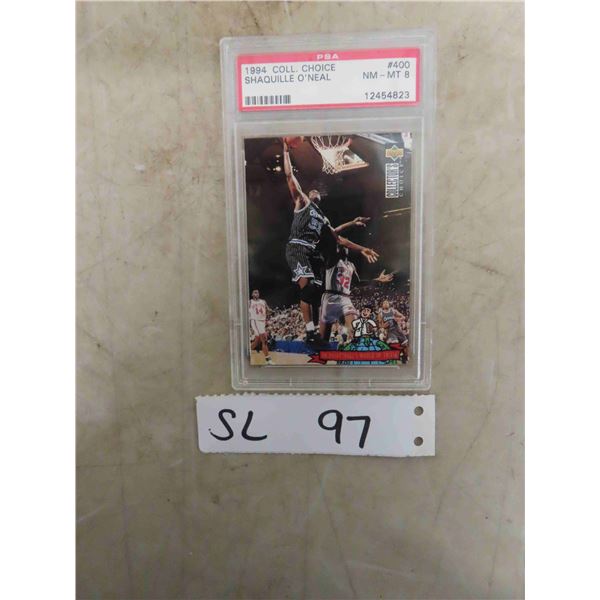 1994 UD Shaquille O'Neal Collectors Choice PSA Graded Mint 8