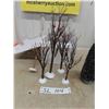 Image 4 : Dept 56 Village Bare Branch Trees & Spruce Trees with Landscape