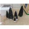 Image 5 : Dept 56 Village Bare Branch Trees & Spruce Trees with Landscape