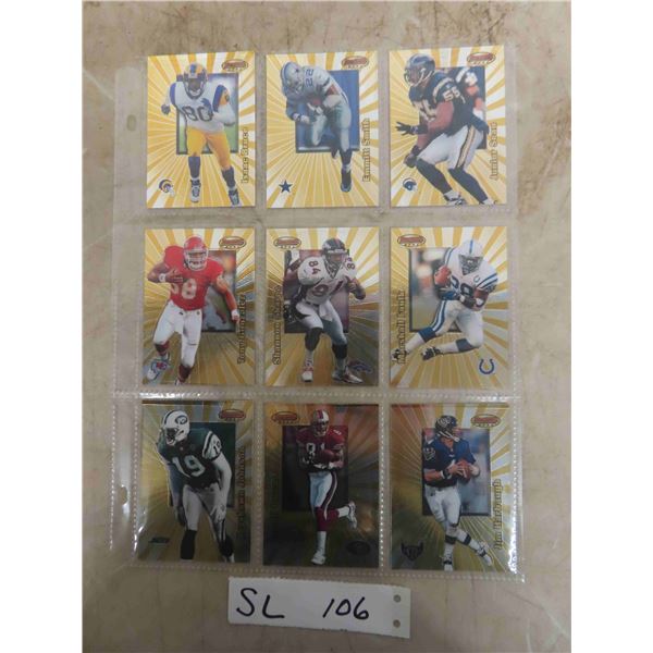 NFL Bowmans Best 9 Stars Chrome Shiny Cards - Junior Seau, 