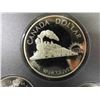 Image 6 : 1986 Canada Proof Set Double Dollar Locomotive .500 Silver