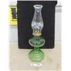 Image 1 : Vintage Kerosene Lantern 18'' Tall -Base Has Light Green Tinge