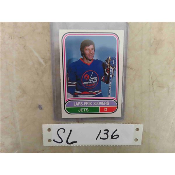 1975/76 OPC The Late Lars-Erik Sjoberg #109 , 1st Winnipeg Jet 