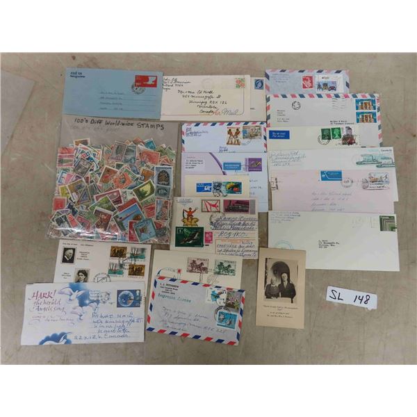 Large Assortment of World Wide Stamps and Covers