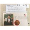 Image 1 : USA President Ronald Reagan Inauguration Medal & First Day Cover 