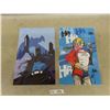 Image 1 : 2 DC Heroes Batman and Harley Quinn Limited Edition 11'' x 17'' 