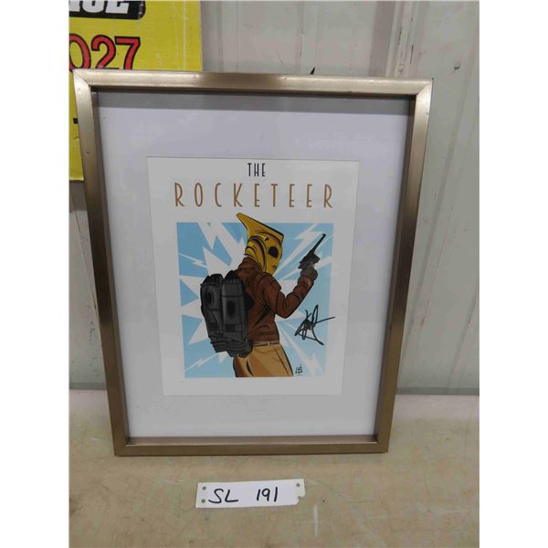 Disney The Rocketeer 8'' x 10'' Framed  Limited Edition Print By Published 