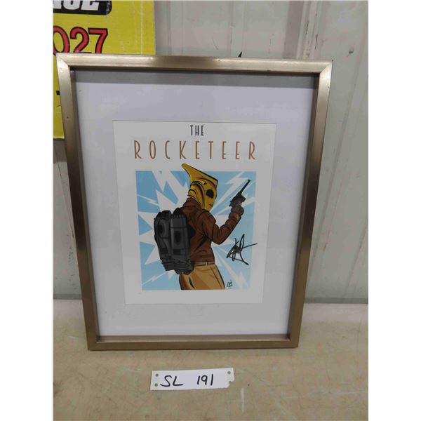 Disney The Rocketeer 8'' x 10'' Framed  Limited Edition Print By Published 