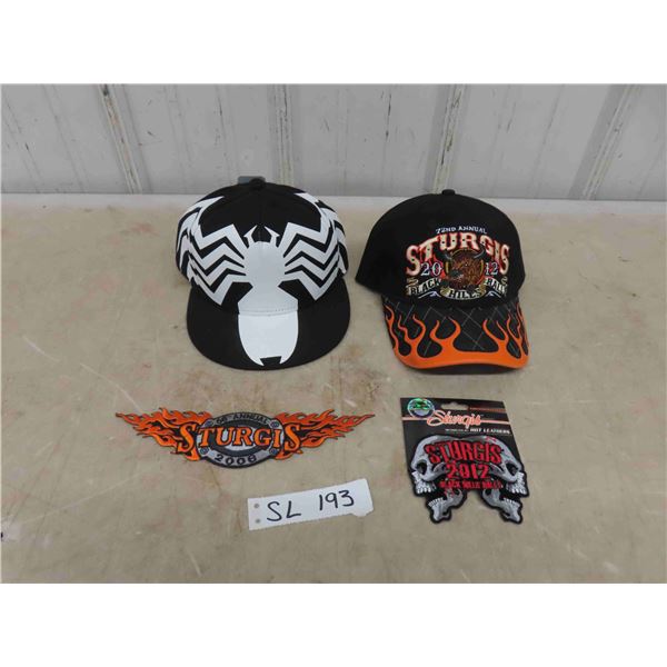 New with Tag Marvel Venom Adjustable Cap All Around Graphics, Sturgis 