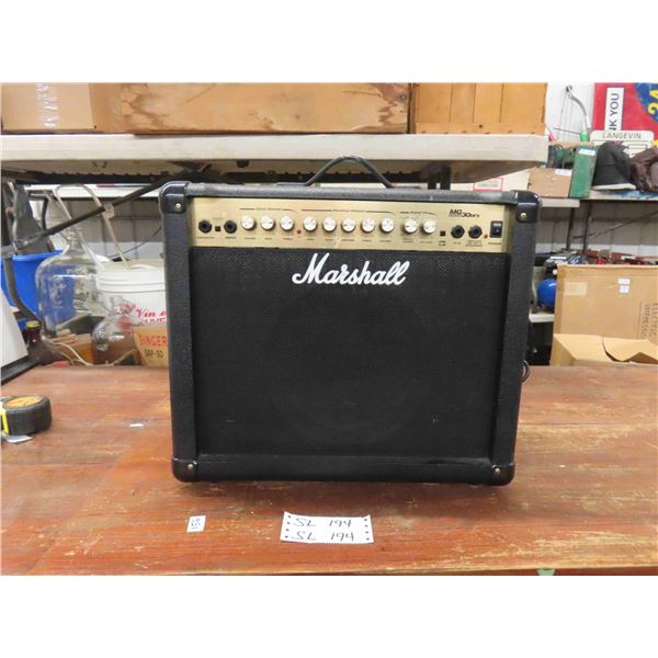 Marshall Guitar Amp MG30 DFX Series 80 Watts -Like New Never Gigged