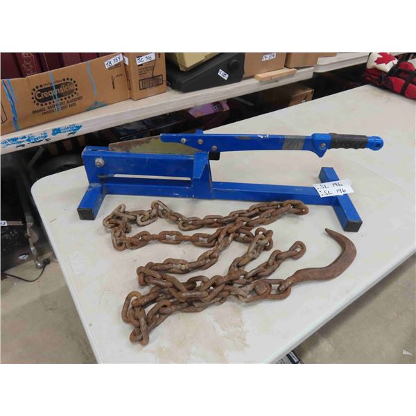 Heavy Duty Metal Crimper , 20' Towing Chain