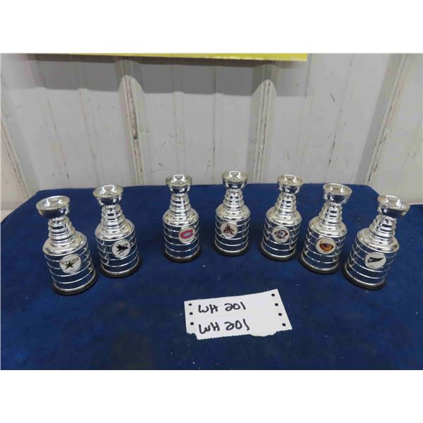 7 Labatts Stanley Cup Team Replicas