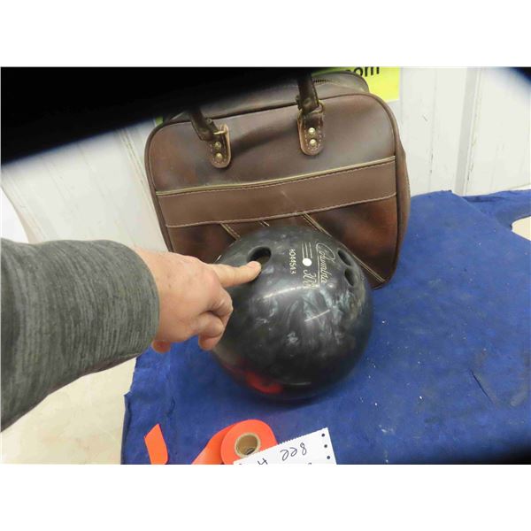 Columbia Bowling Ball with Case