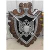 Image 2 : (2) Coat of Arms Displays 28'' x 20''