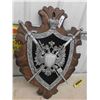 Image 3 : (2) Coat of Arms Displays 28'' x 20''
